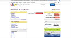 Desktop Screenshot of ebaymotors.at