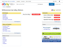 Tablet Screenshot of ebaymotors.at